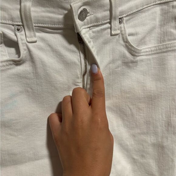 Veronica Beard Carly Kick-Flare High Rise Jeans White- Size 31 (12) - Picture 7 of 12